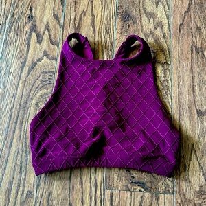 Forever 21 sports bra not padded size XS ribbed cross back yoga athletic running